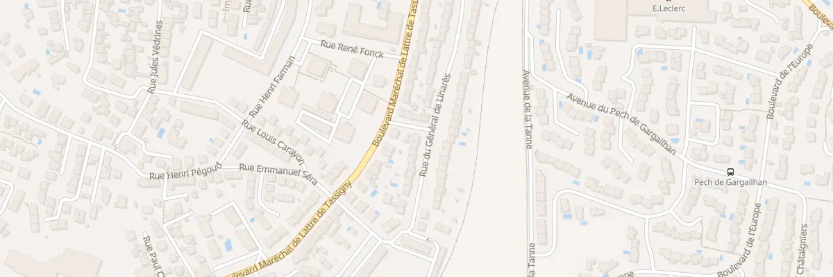 Plan du 36 Rue Général de Linarès à Béziers