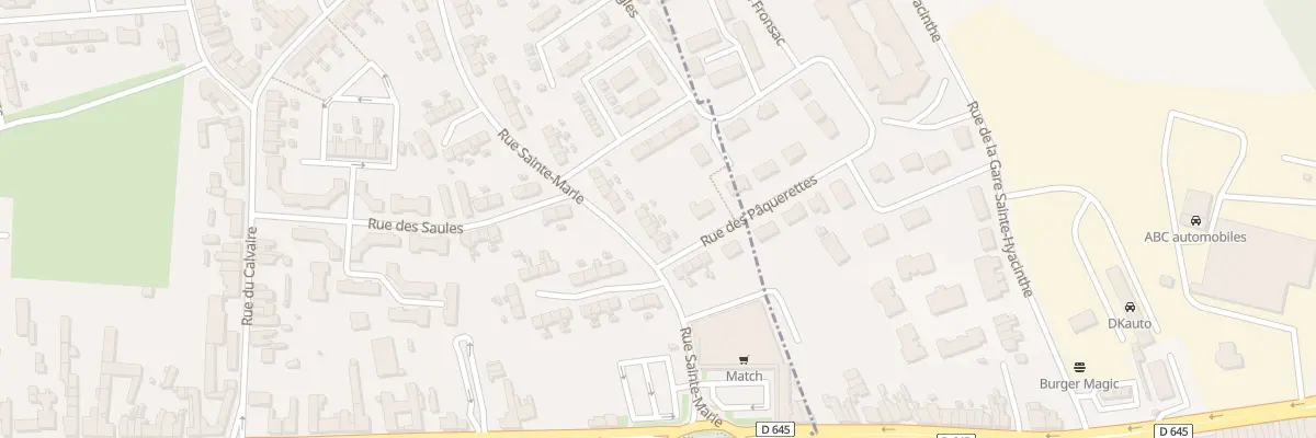 Plan du 8 Rue Sainte Marie à Auberchicourt