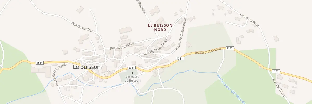 Plan du 5021 Le Bourg au Buisson