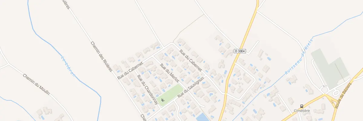 Plan du 13 Rue du Cabernet à Lieuran-lès-Béziers