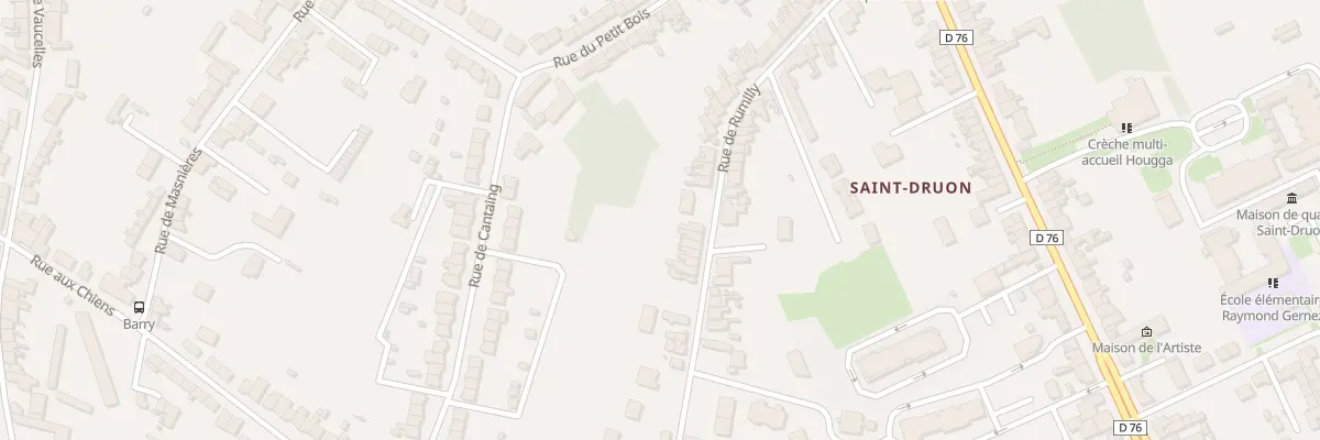 Plan du 258 Rue de Rumilly à Cambrai