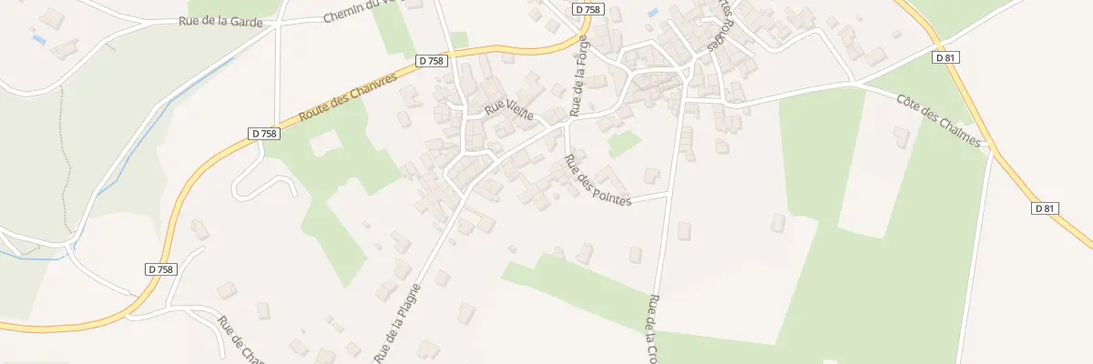 Plan du 10 Rue des Pointes à Saint-Maurice