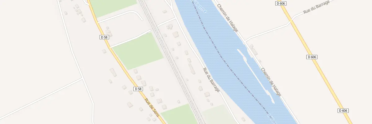 Plan du 10 Rue du Barrage à Villeperrot