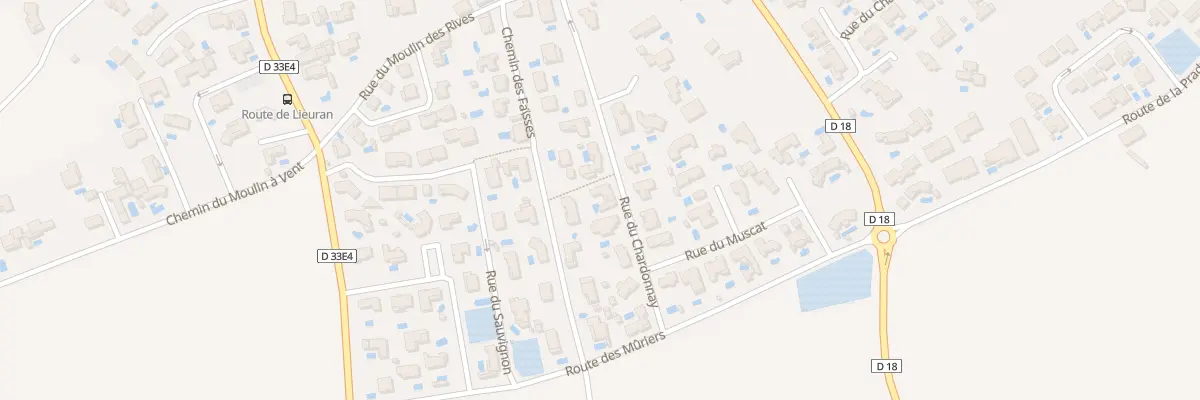 Plan du 178 Rue du Chardonnay à Puissalicon