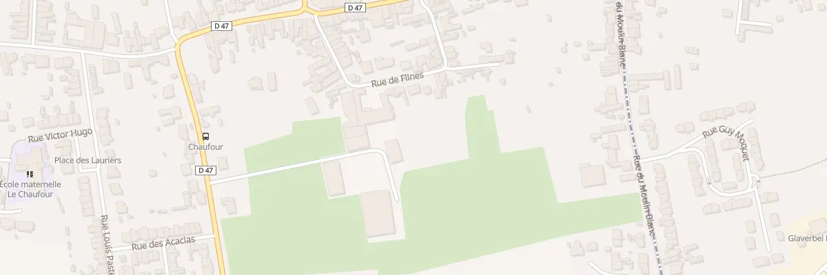 Plan du 32 Rue de Flines à Auberchicourt