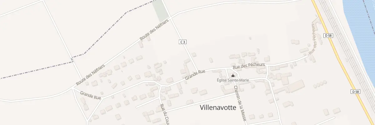 Plan du 18 Gr Grande Rue à Villenavotte