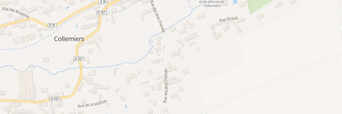 Plan du 13 Rue des Bois Plantés à Collemiers