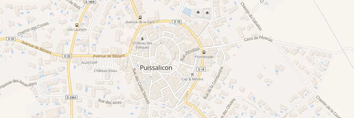 Plan du 1 Tra Saint Nazaire à Puissalicon
