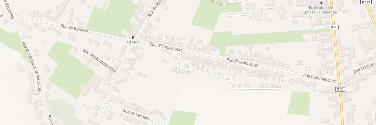 Plan du 26 Rue d’Honnecourt à Cambrai