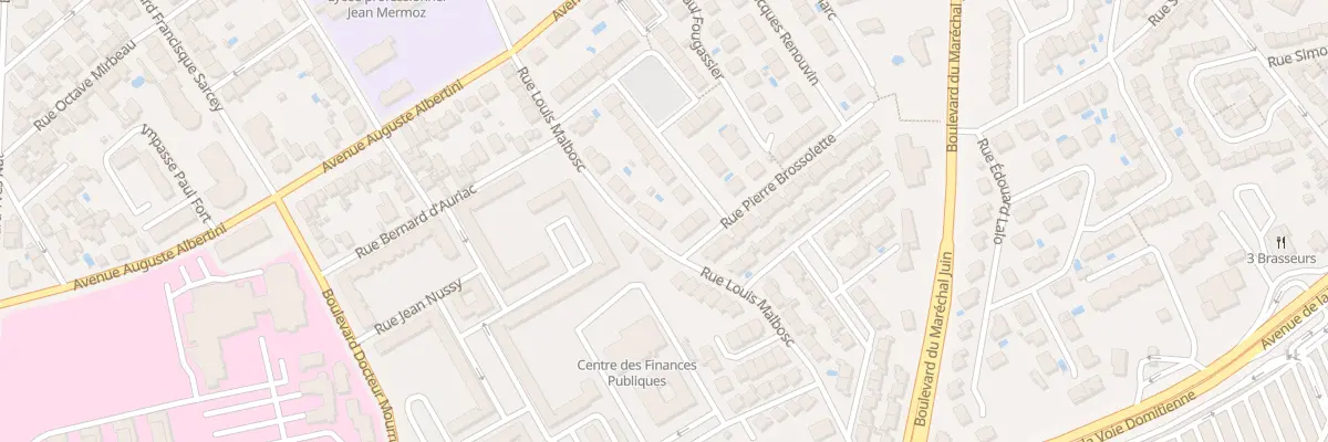 Plan du 18 Rue Louis Malbosc à Béziers