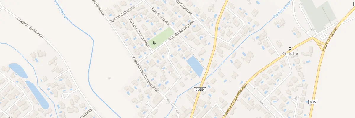 Plan du 13 Rue des Condamines à Lieuran-lès-Béziers