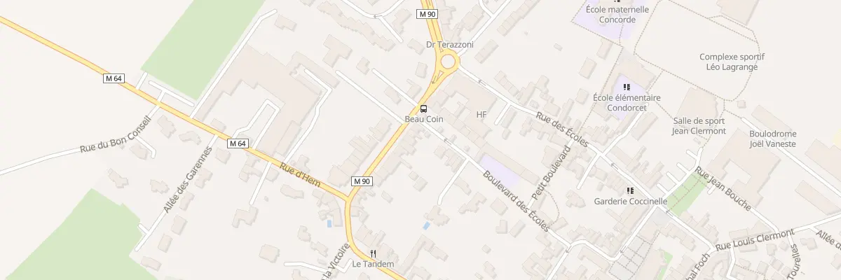Plan du 56 Rue Jean-Baptiste Lebas à Willems