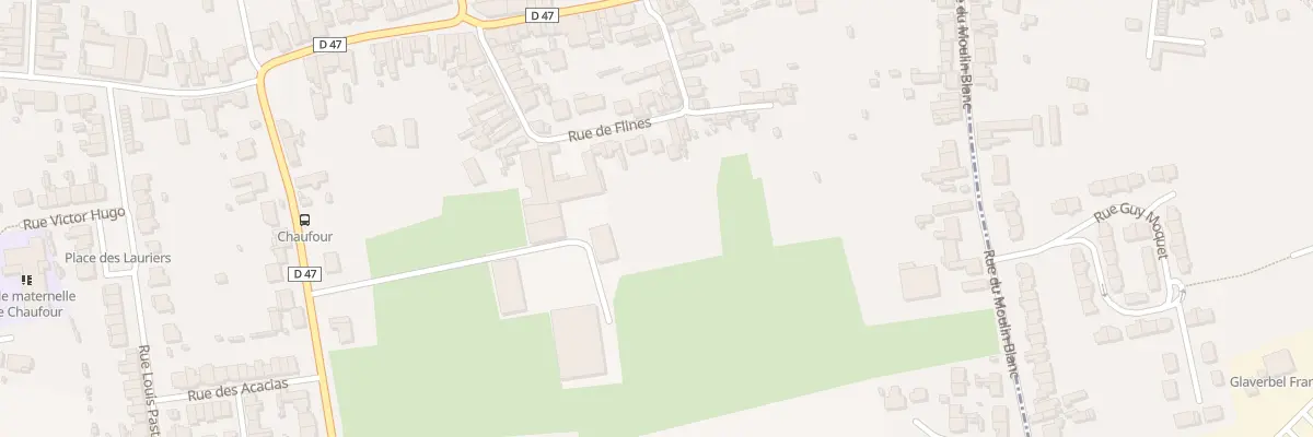 Plan du 36 Rue de Flines à Auberchicourt