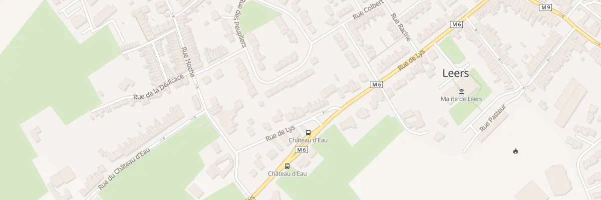 Plan du 56 Rue de Lys à Leers