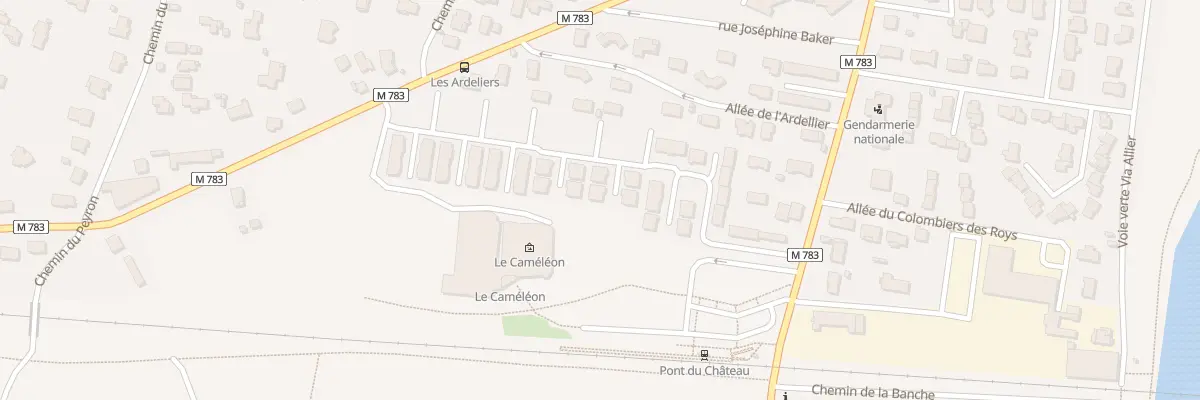 Plan du 43 Rue Jacques Offenbach à Pont-du-Château