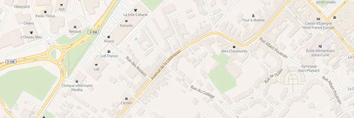 Plan du 19 Av de la Liberation à Orchies