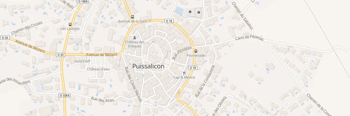 Plan du 1 Rue du Plan de l’Euze à Puissalicon