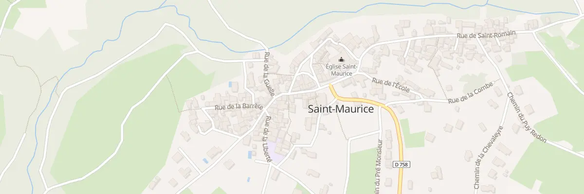 Plan du 1 Rle du Château à Saint-Maurice