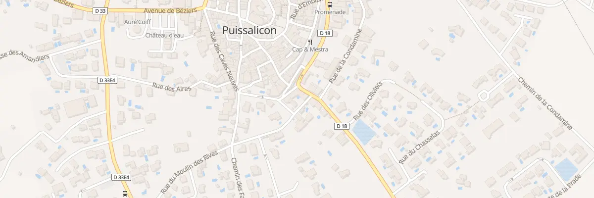 Plan du 254 Rue des Caves Neuves à Puissalicon