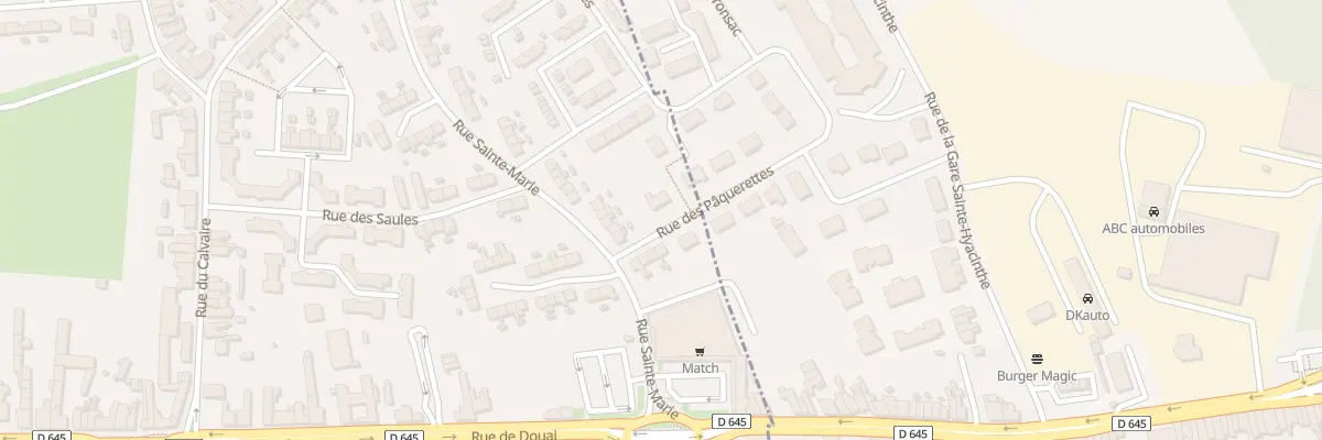 Plan du 1 Rue des Paquerettes à Auberchicourt