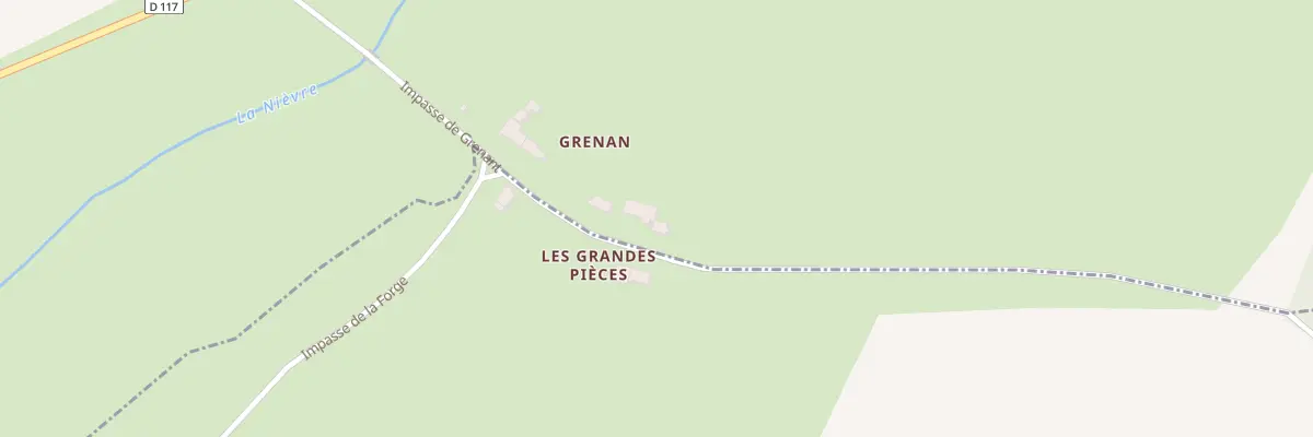 Plan du 174 Grenan à Dompierre-sur-Nièvre