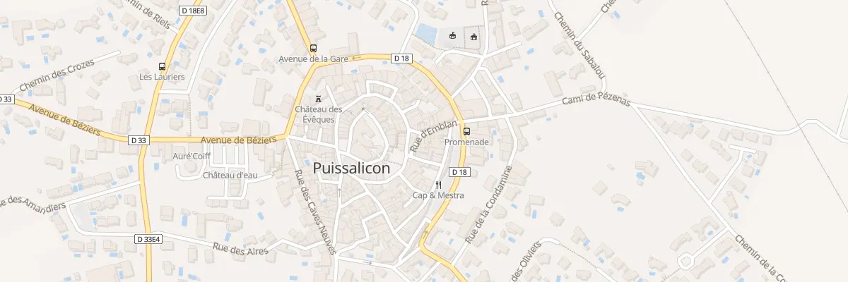 Plan du 4 Rue d’Emblan à Puissalicon