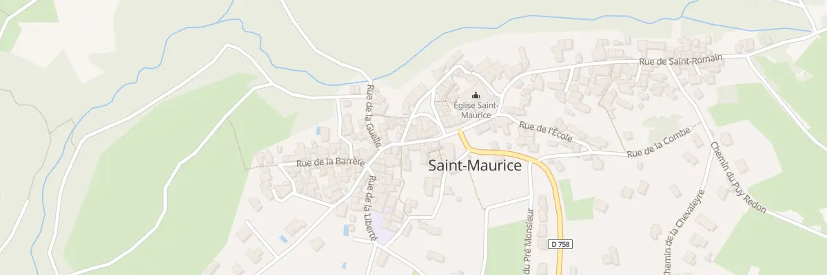 Plan du 6 Rue de l’Ancien Four à Saint-Maurice