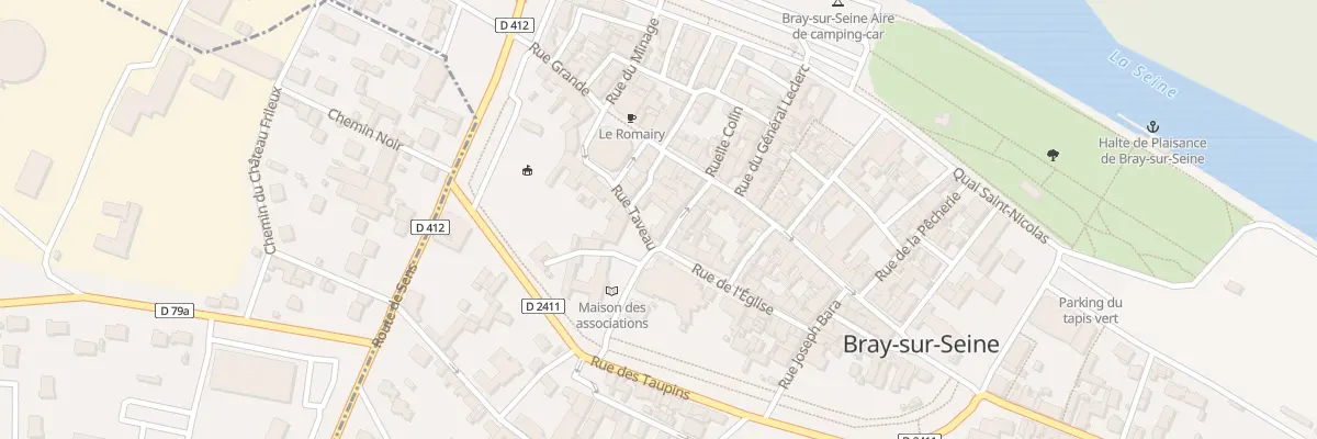 Plan du 6 Rue Victor Hugo à Bray-sur-Seine