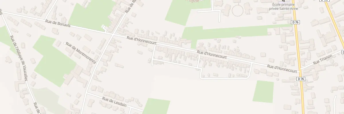 Plan du 32 Rue d’Honnecourt à Cambrai