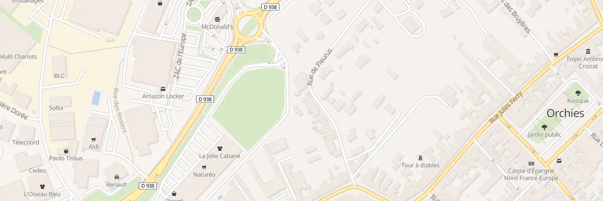 Plan du 27 Rue de Fleurus à Orchies