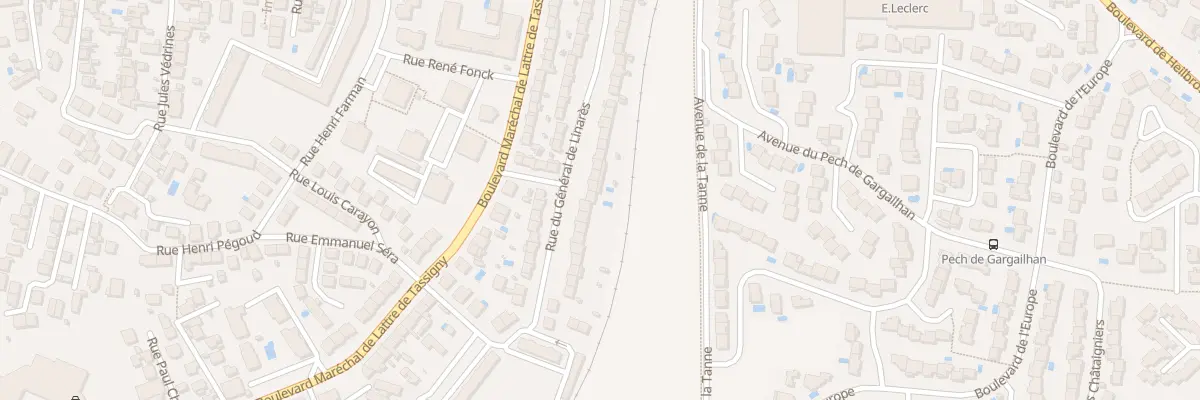 Plan du 47 Rue Général de Linarès à Béziers
