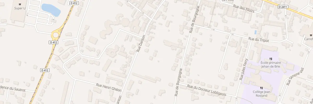 Plan du 203 Rue Danton à Bray-sur-Seine