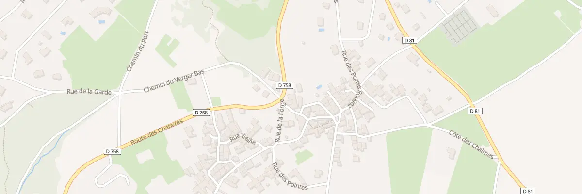 Plan du 5197 Rte des Chanvres à Saint-Maurice