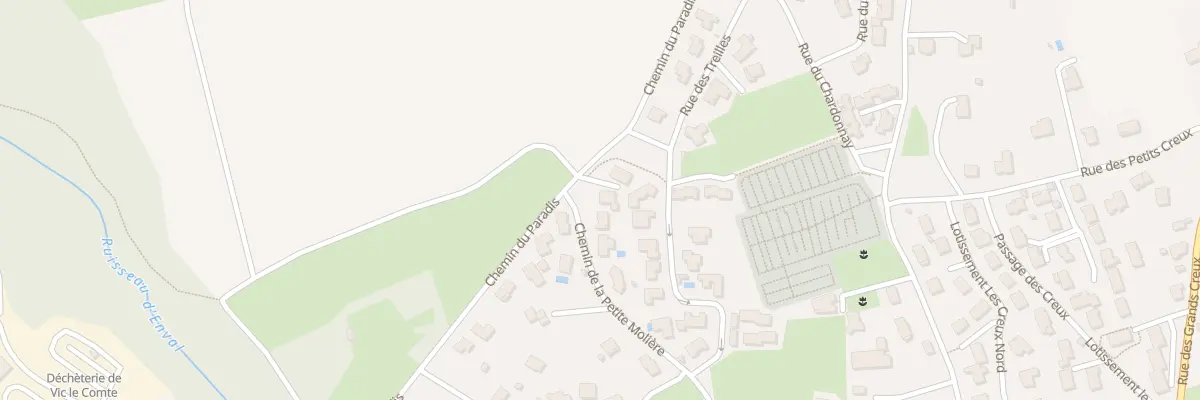 Plan du 138 Che de la Petite Molière à Vic-le-Comte
