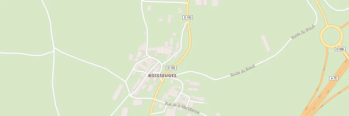 Plan du 10 Boisseuges à Espalem