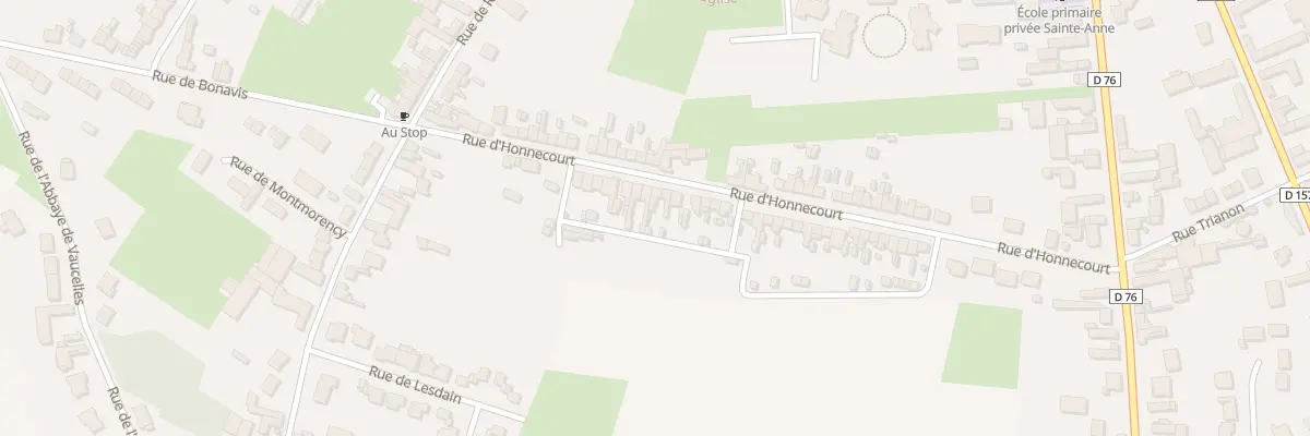 Plan du 36 Rue d’Honnecourt à Cambrai