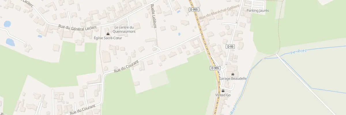 Plan du 594 Rue du Courant à Cysoing