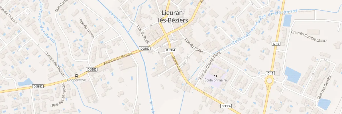 Plan du 2 Imp des Cigales à Lieuran-lès-Béziers