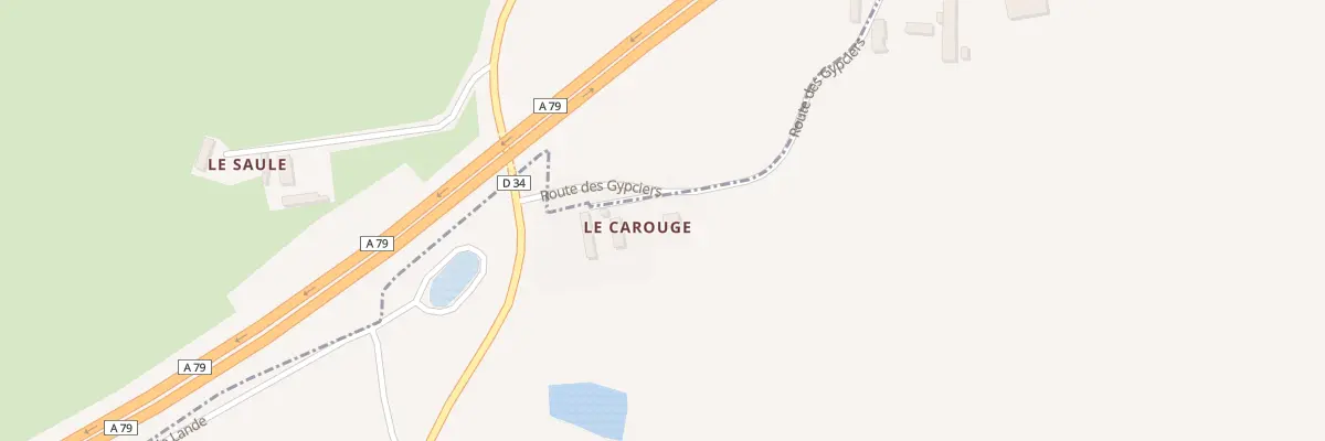 Plan du 3 Le Carouge à Bresnay