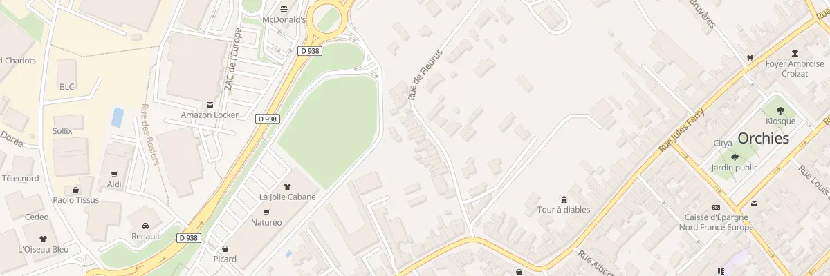 Plan du 19 Rue de Fleurus à Orchies