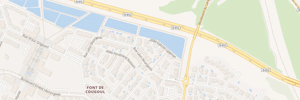 Plan du 185 All Gabriel Lippman à Béziers