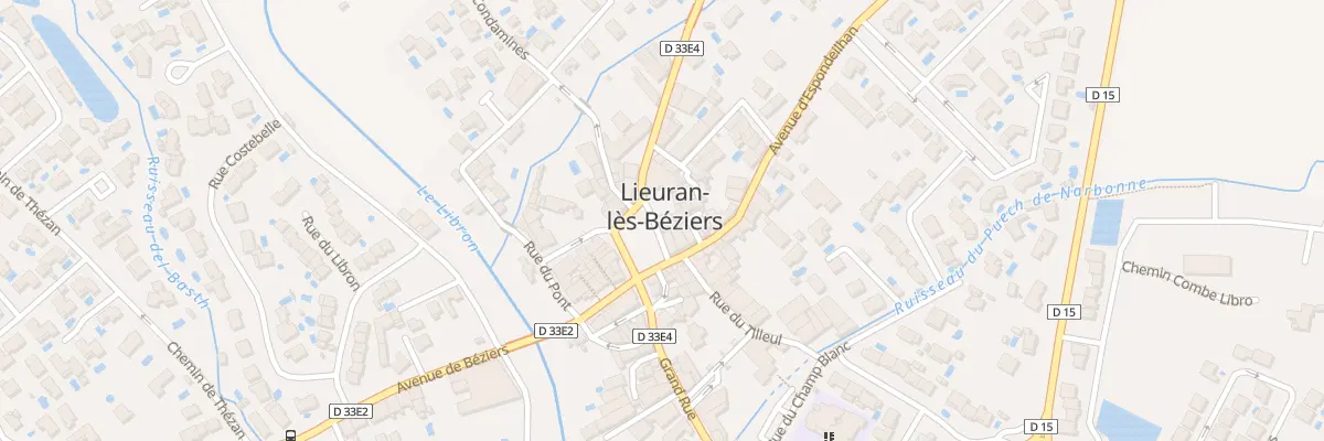 Plan du 4 Pl de la République à Lieuran-lès-Béziers