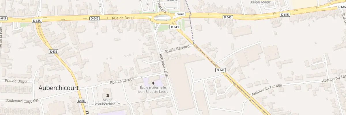 Plan du 19 Rue Jean Lebas à Auberchicourt