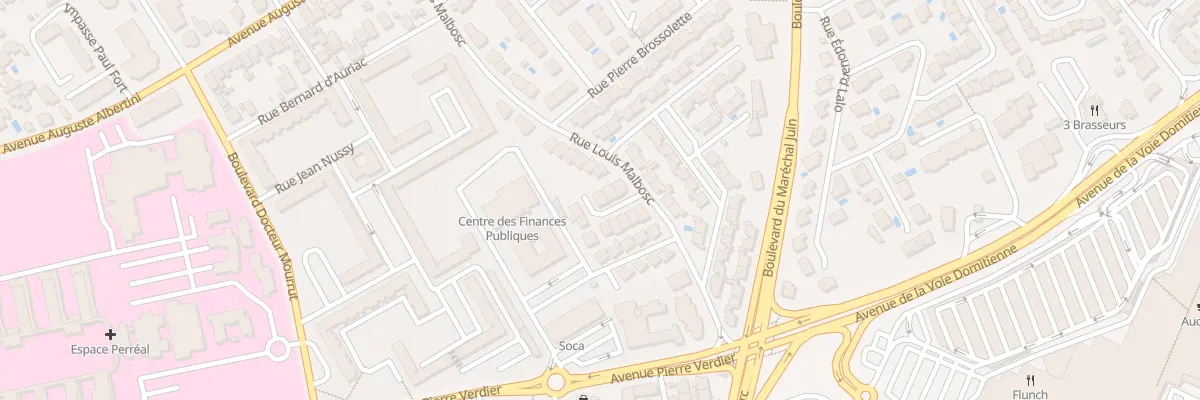 Plan du 6 Rue Marechal Gallieni à Béziers