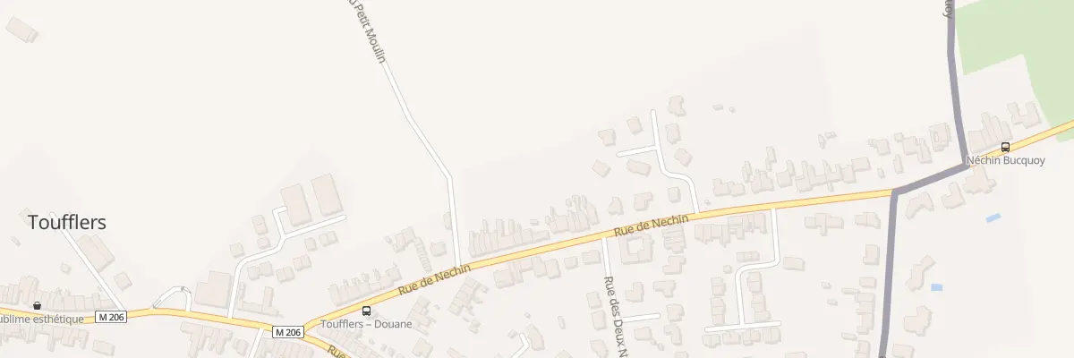 Plan du 65 Rue de Nechin à Toufflers