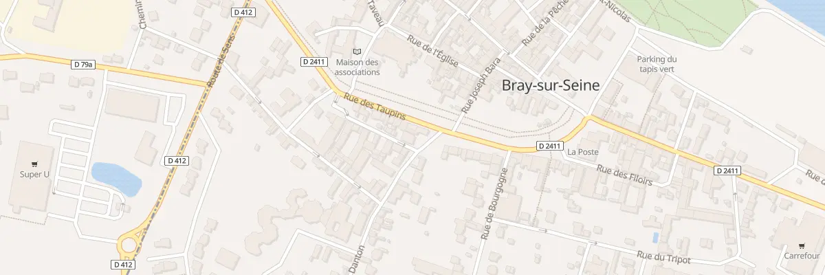 Plan du 2 Rue des Buttes à Bray-sur-Seine