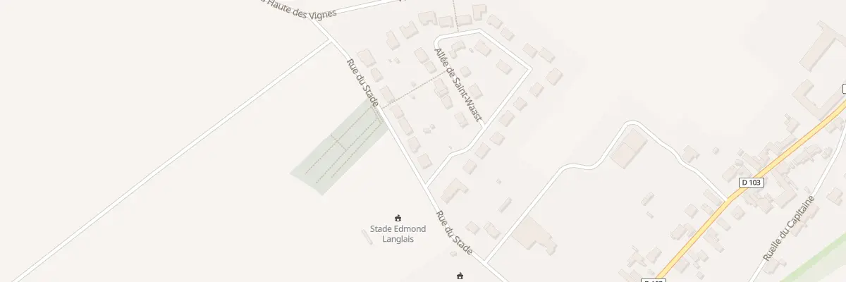 Plan du 303 Rue du Stade aux Rues-des-Vignes