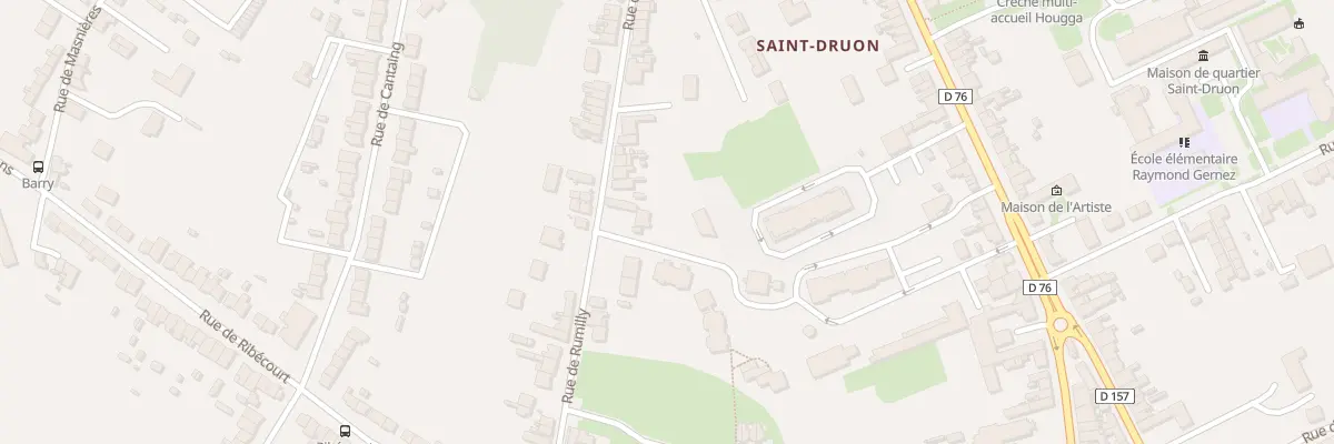 Plan du 329B Rue de Rumilly à Cambrai