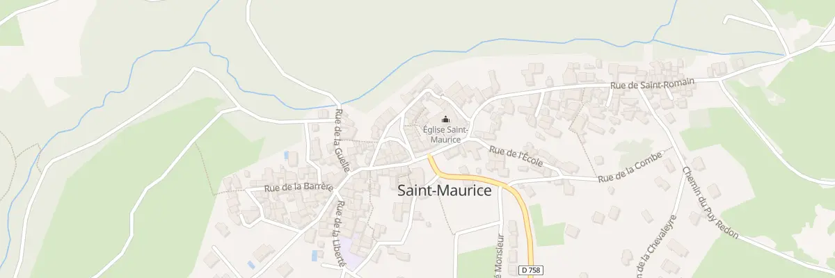 Plan du 6 Imp des Forts à Saint-Maurice