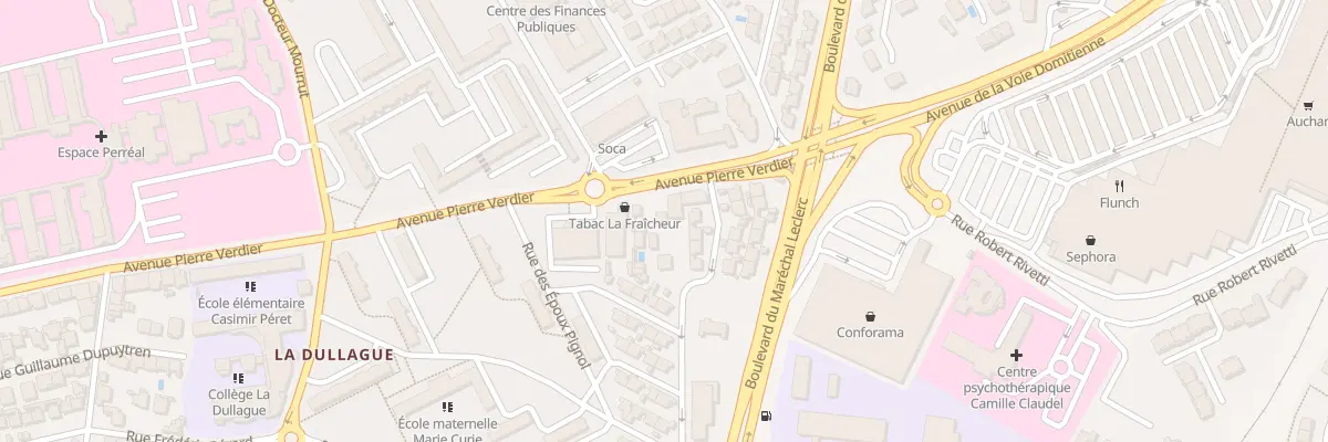 Plan du 64 Av Pierre Verdier à Béziers